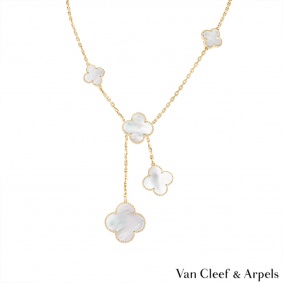 Van Cleef & Arpels Yellow Gold Magic Alhambra Necklace VCARD79100